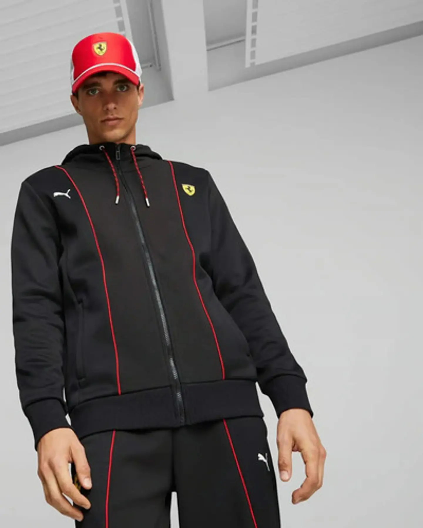 Jockey Scuderia Ferrari F1 Gorro Malla Negra Gorra 2