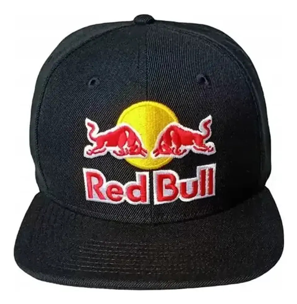 Jockey Red Bull Estilo Atleta Gorra Snapback Gorro Plano 54