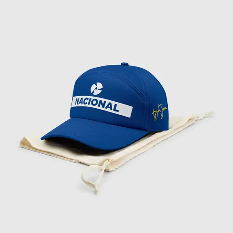 Jockey Ayrton Senna Gorra Curva Gorro Oficial 10