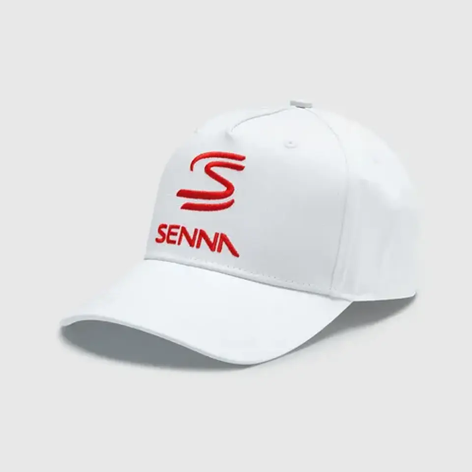Jockey Ayrton Senna Gorra Curva Gorro Oficial 13