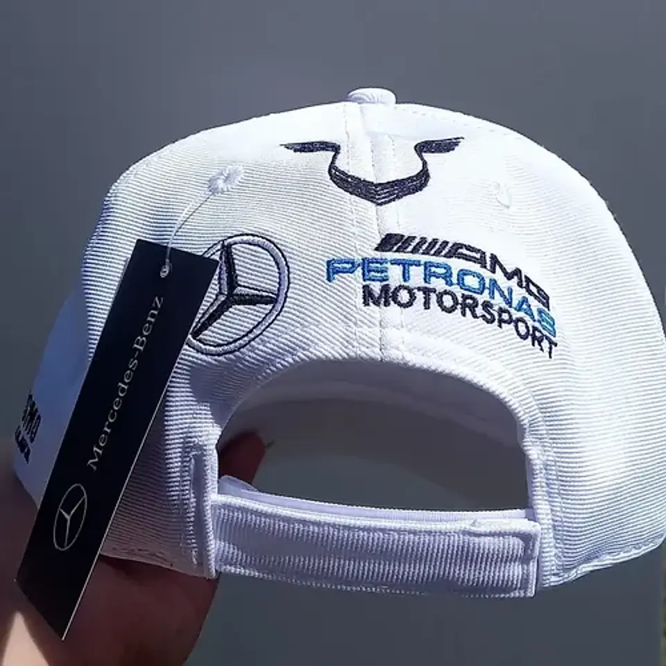 Jockey Mercedes Amg Gorra Motorsport Blanco Gorro 3