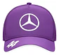 Jockey Mercedes Benz F1 Gorra Lewis Hamilton Violeta Gorro - Miniatura 6