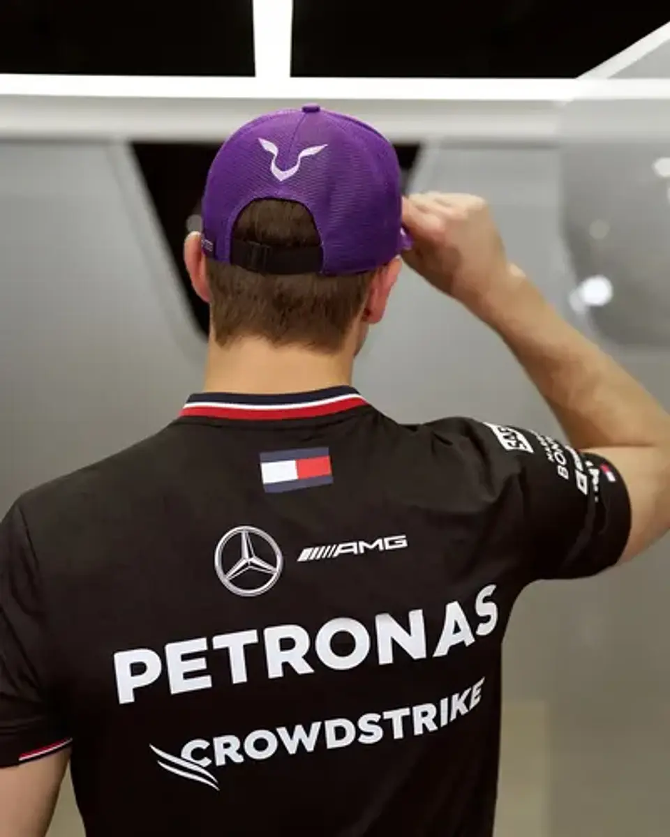 Jockey Mercedes Benz F1 Gorra Lewis Hamilton Violeta Gorro 14
