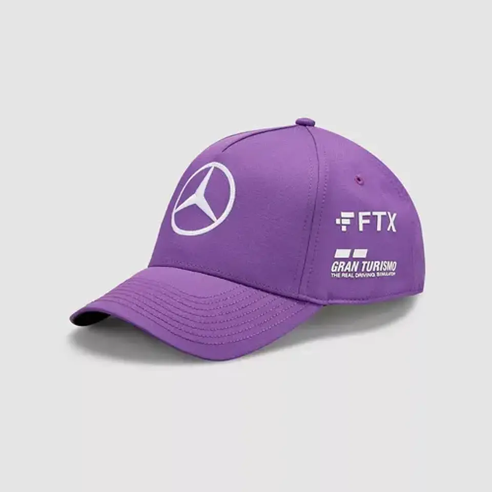 Jockey Mercedes Benz F1 Gorra Lewis Hamilton Lila Gorra 1
