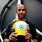 Jockey Mercedes Benz F1 Lewis Hamilton 44 Gorro Silverstone - Miniatura 2