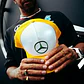 Jockey Mercedes Benz F1 Lewis Hamilton 44 Gorro Silverstone - Miniatura 3