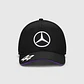 Jockey Mercedes Benz Lewis Hamilton Negro 2024 Malla Oficial - Miniatura 5