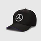 Jockey Mercedes Benz Lewis Hamilton Negro 2024 Malla Oficial - Miniatura 6