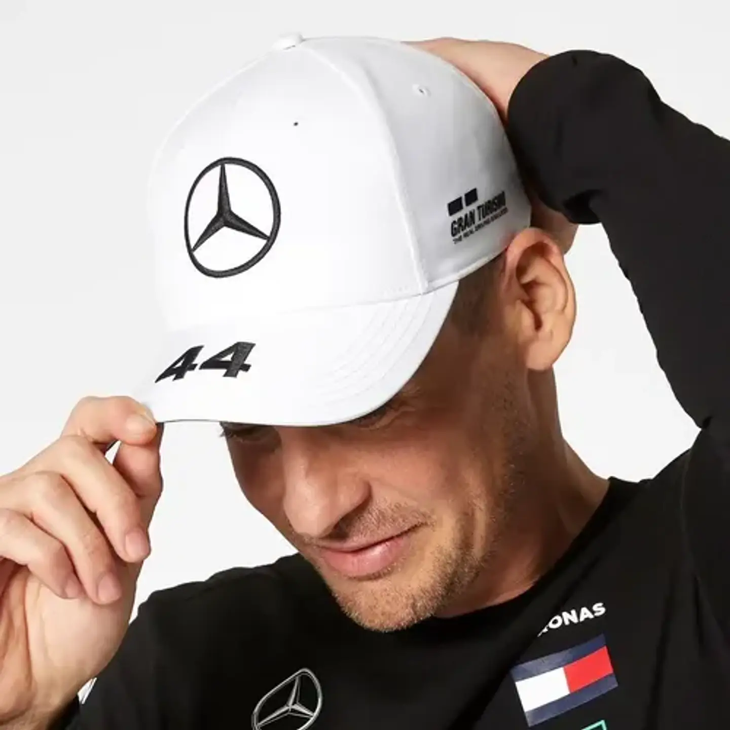 Gorro Mercedes Benz F1 Lewis Hamilton 44 Blanco 7