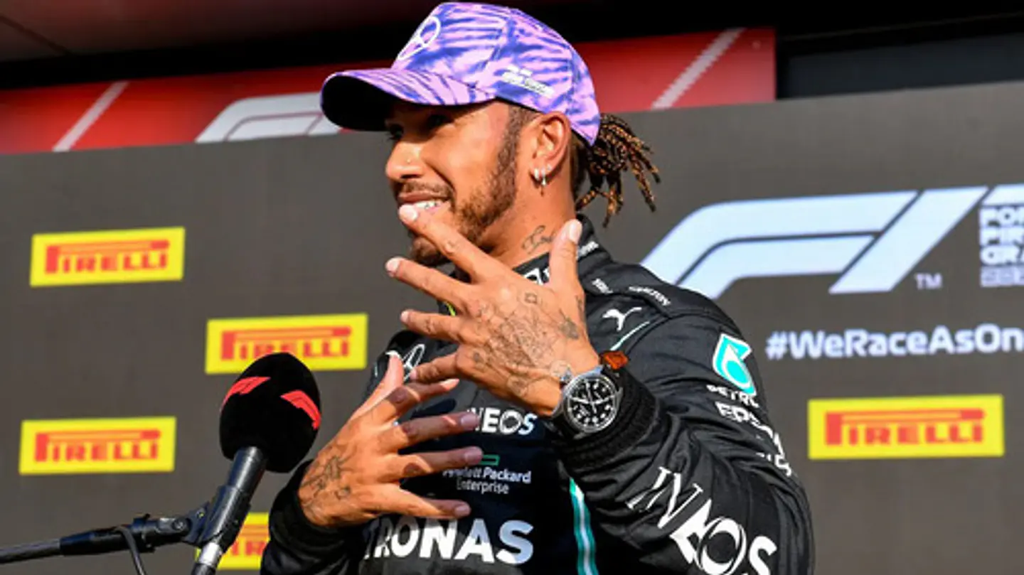 Jockey Mercedes Amg Gorro Lewis Hamilton British Grand Prix 3