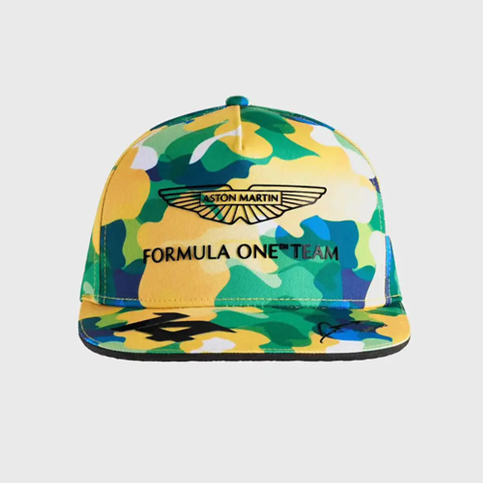 Gorro Aston Martin Gorra 2024 Alonso 14  Gp Brasil F1 10