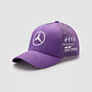 Jockey Mercedes Benz Mallagorra Lewis Hamilton Violeta Gorro - Miniatura 1