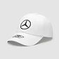 Jockey Mercedes Oficial F1 George Russell 63 Gorra Blanco - Miniatura 2