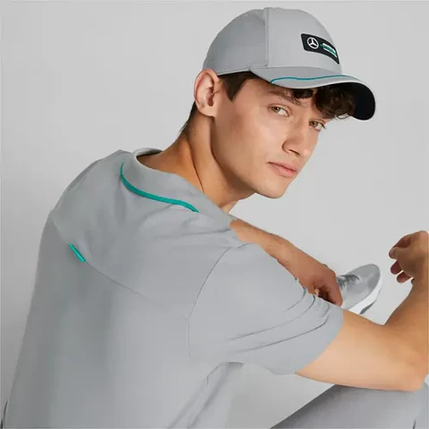 Jockey Mercedes Amg Gorra Gris Motorsport Cap Gorro