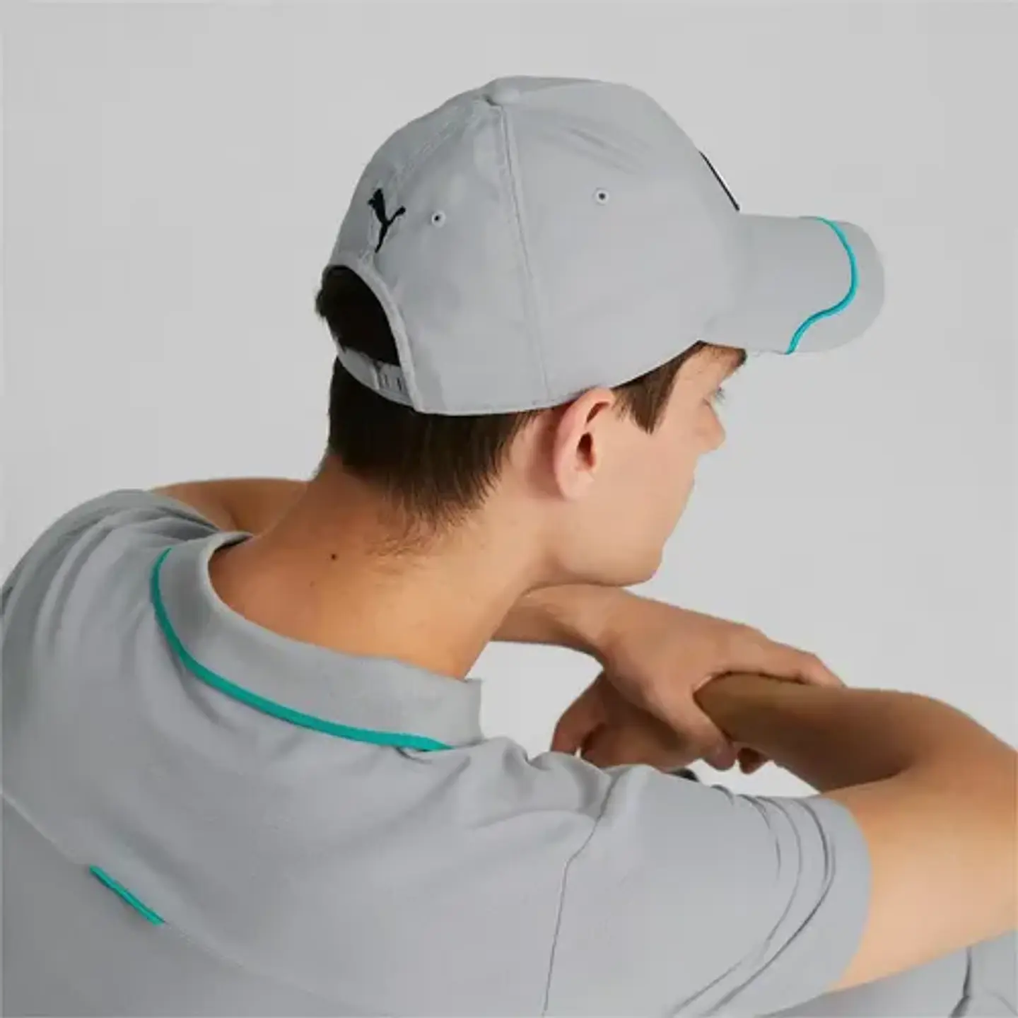 Jockey Mercedes Amg Gorra Gris Motorsport Cap Gorro 3