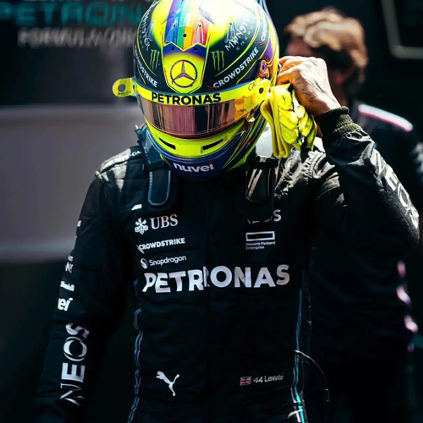 Jockey Mercedes Benz F1 Gorra Lewis Hamilton Blanco Gorro 6