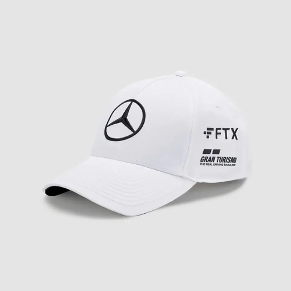 Jockey Mercedes Benz F1 Gorra Lewis Hamilton Blanco Gorro 11