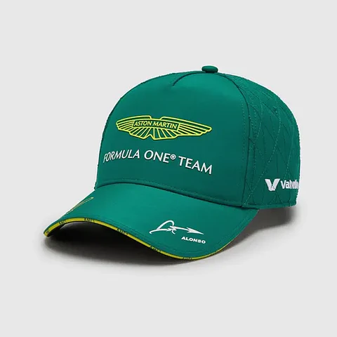 Jockey Aston Martin Boss Gorra 2024 Fernando Alonso Gorro