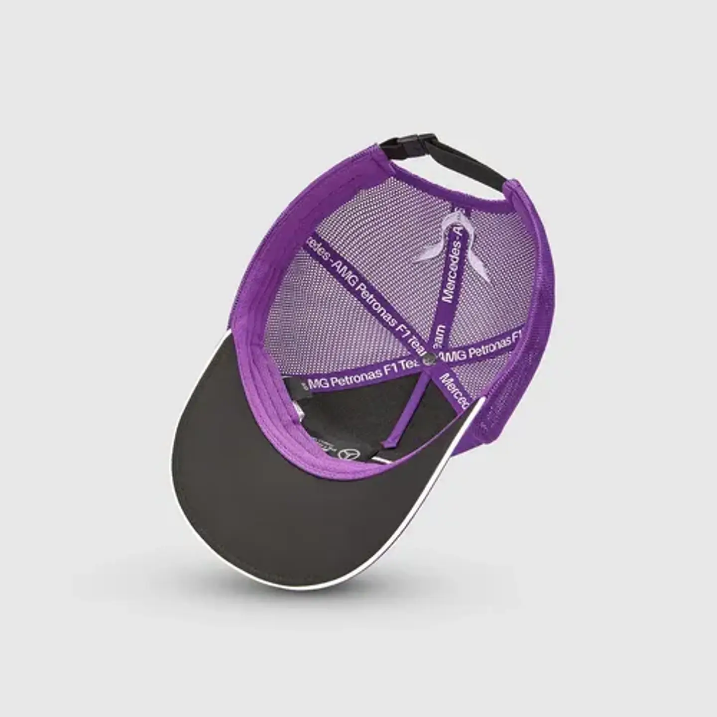 Gorro Mercedes Benz Lh 44 Morado Malla Gorra 7