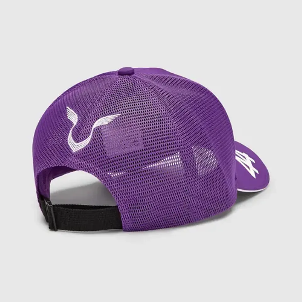 Gorro Mercedes Benz Lh 44 Morado Malla Gorra 8
