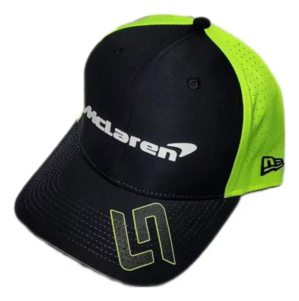 Jockey Mclaren F1 Lando Norris Gorra Negro Lima Gorro 1