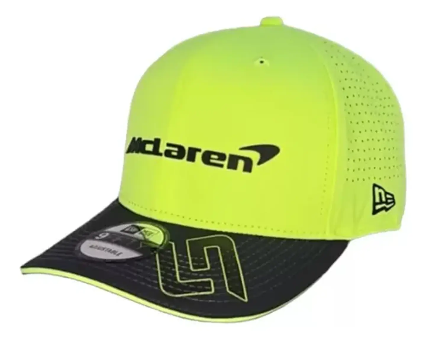 Jockey Mclaren F1 Lando Norris Gorra Negro Lima Gorro 4