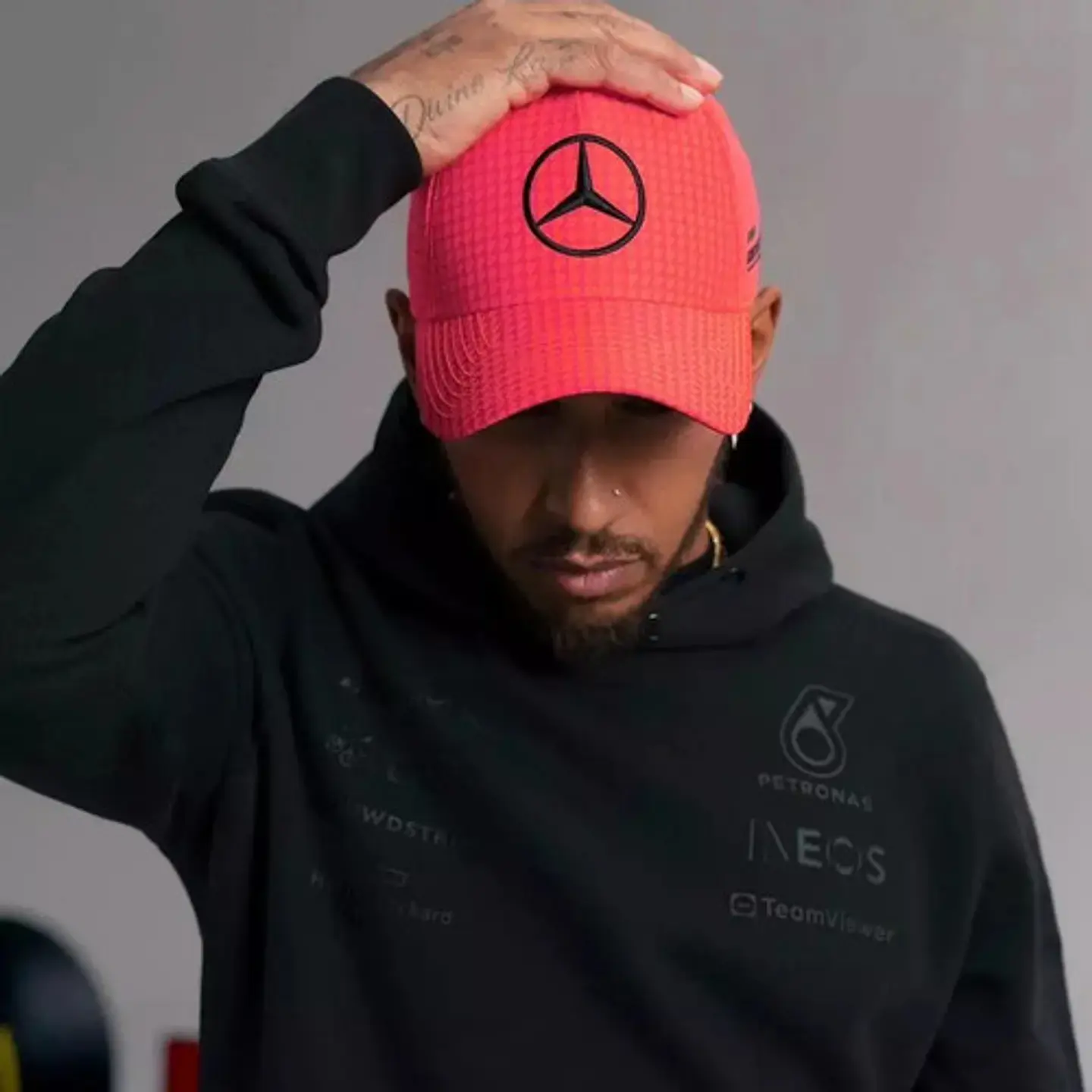 Gorro Mercedes Benz Miami Especial Lewis Hamilton 44 Oficial 6