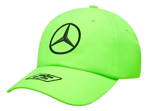 Gorro Mercedes Oficial F1 George Russell 63 Gorra Verde