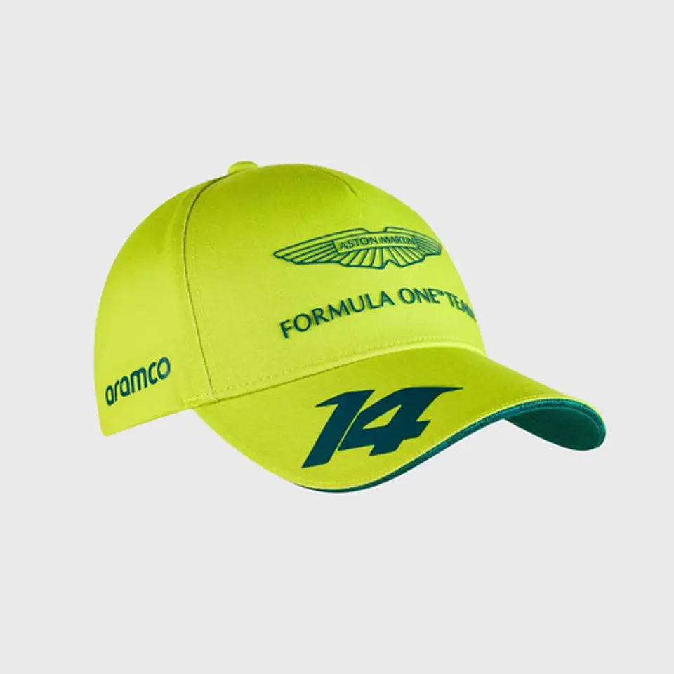 Jockey Aston Martin Boss Oficial Fernando 14 Lima F1 Gorro 3