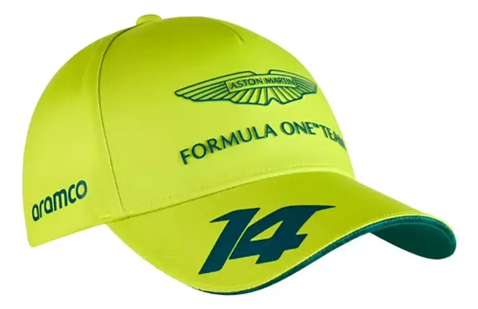 Gorro Aston Martin Boss Oficial Fernando 14 Lima F1 Gorra 1
