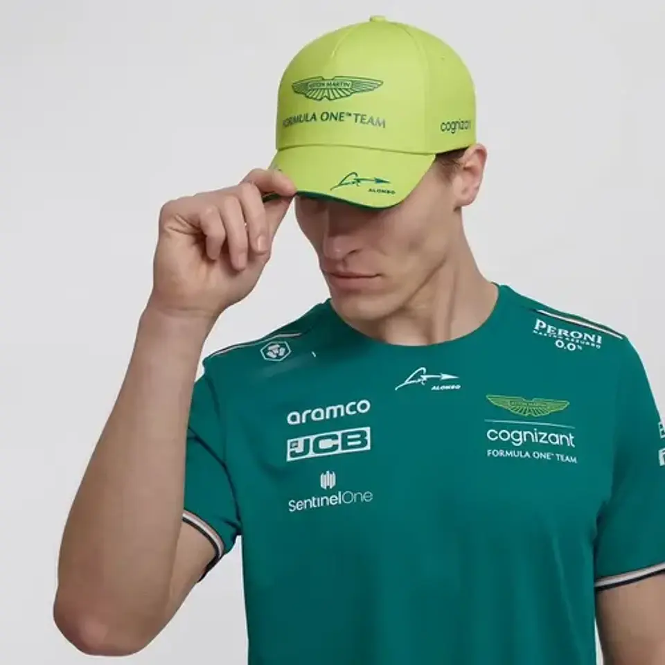 Gorro Aston Martin Boss Oficial Fernando 14 Lima F1 Gorra 10