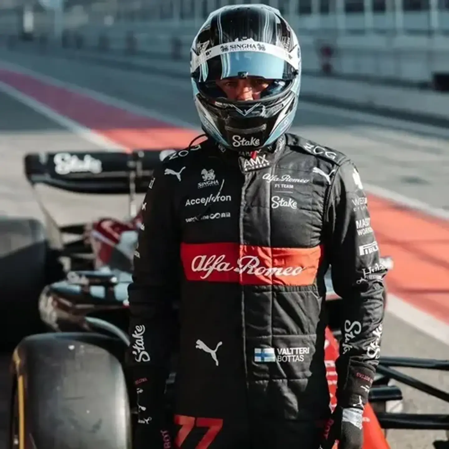 Jockey Alfa Romeo F1 Gorra Valtteri Bottas 77 Gorro 4