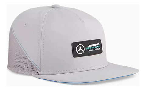 Jockey Mercedes Benz Gorro Gris Gorra Snapback