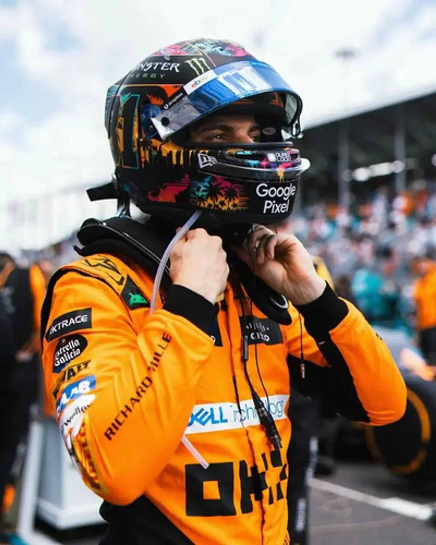 Jockey Mclaren F1 Oscar Piastri Gorra 2024 Gp Australia 5