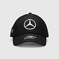 Jockey Mercedes Oficial F1 George Russell 63 Gorra Negro - Miniatura 1