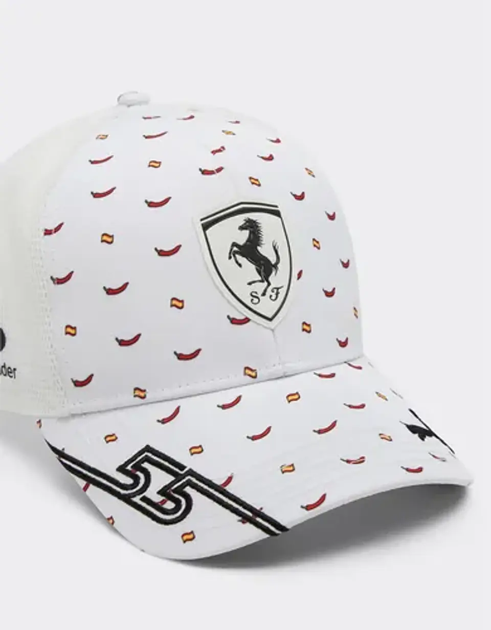 Gorro Scuderia Ferrari F1 Carlos Sainz 55 Gp España F1 2024 5