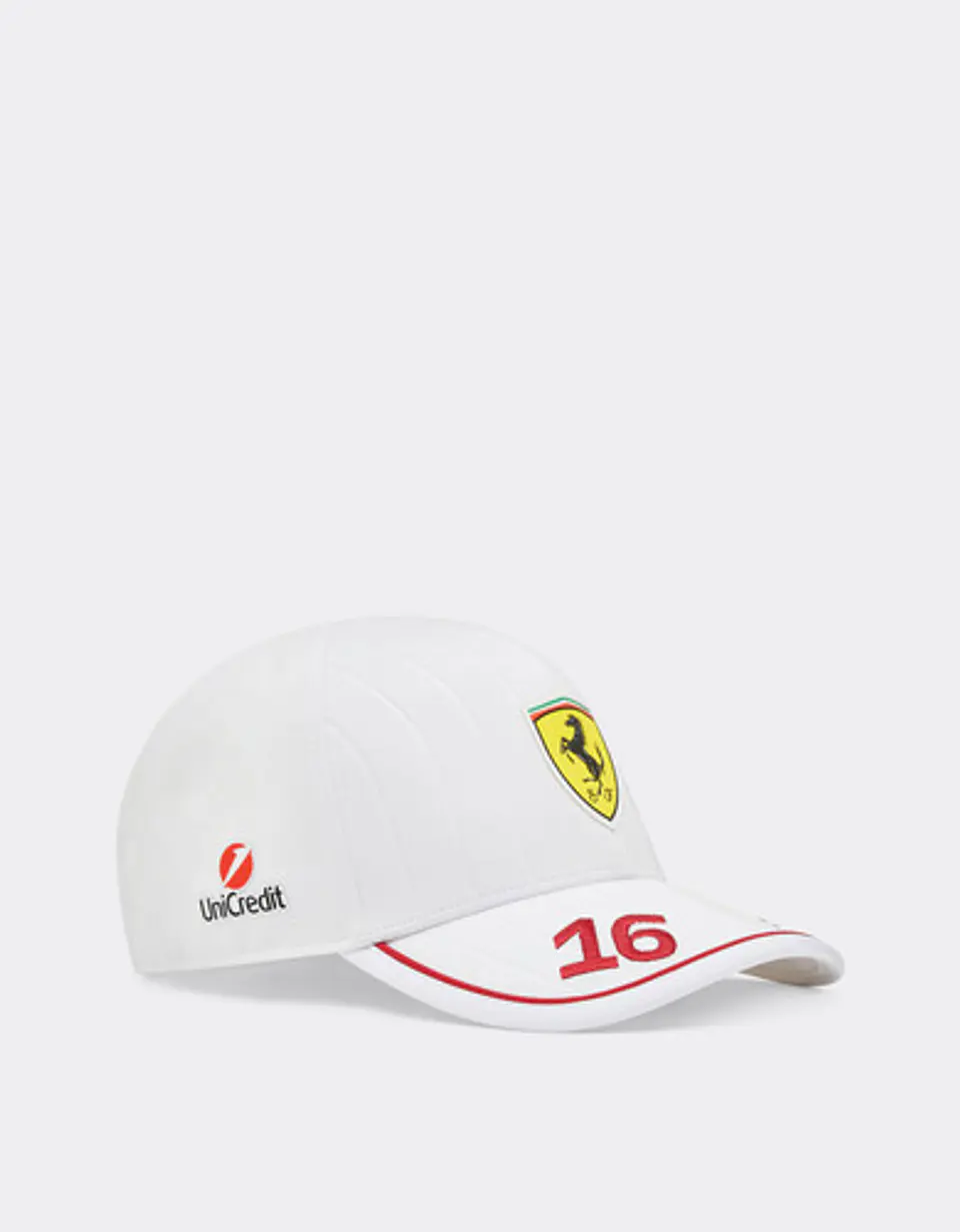 Gorra Scuderia Ferrari Charles Leclerc 16 Fórmula 1 2025 13