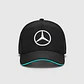 Gorro Mercedes Benz F1 Team Oficial Negro 2024 Oficial - Miniatura 1