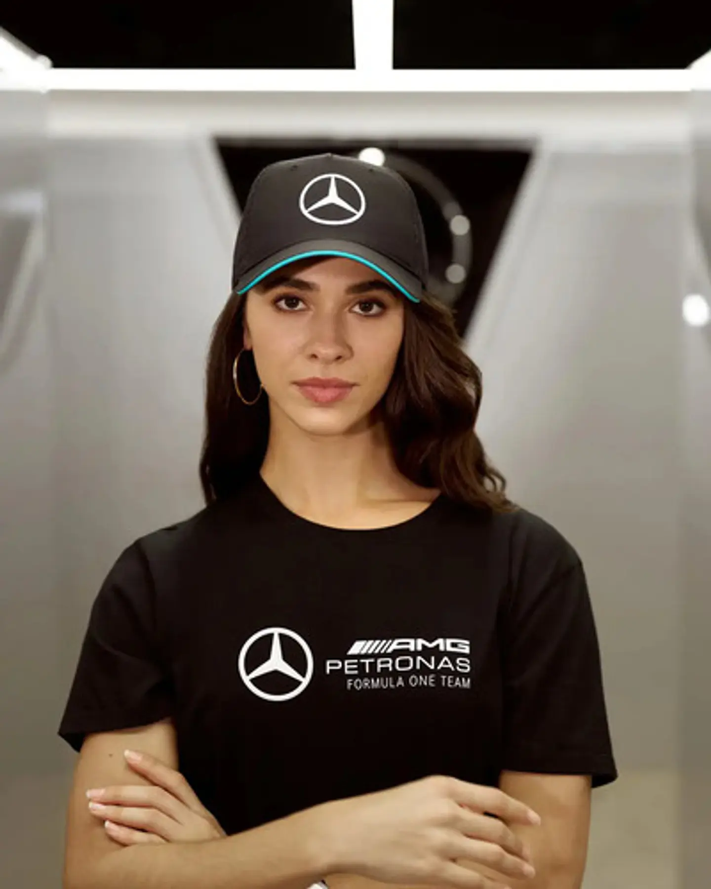 Gorro Mercedes Benz F1 Team Oficial Negro 2024 Oficial 4