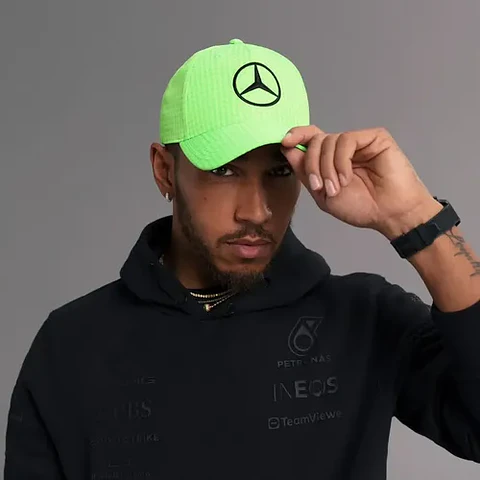Jockey Mercedes Benz F1 Lewis Hamilton Gorro Gp Silverstone