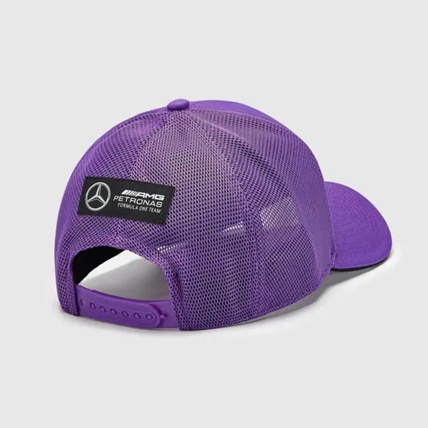 Gorro Mercedes Benz Piloto Lewis Hamilton 44 Lila Gorra 2
