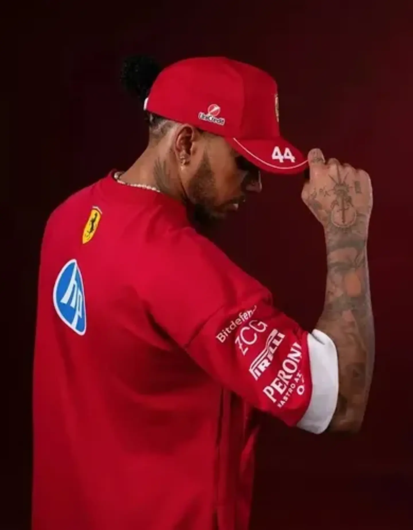 Gorra Ferrari F1 Lewis Hamilton 44 2025 Formula 1 3