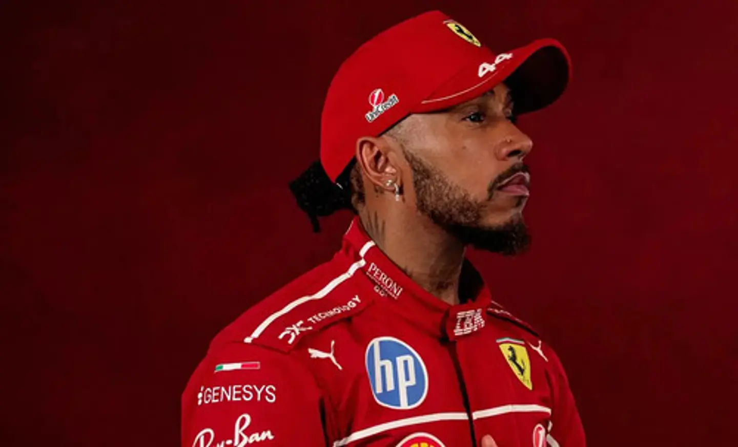 Gorra Ferrari F1 Lewis Hamilton 44 2025 Formula 1 4