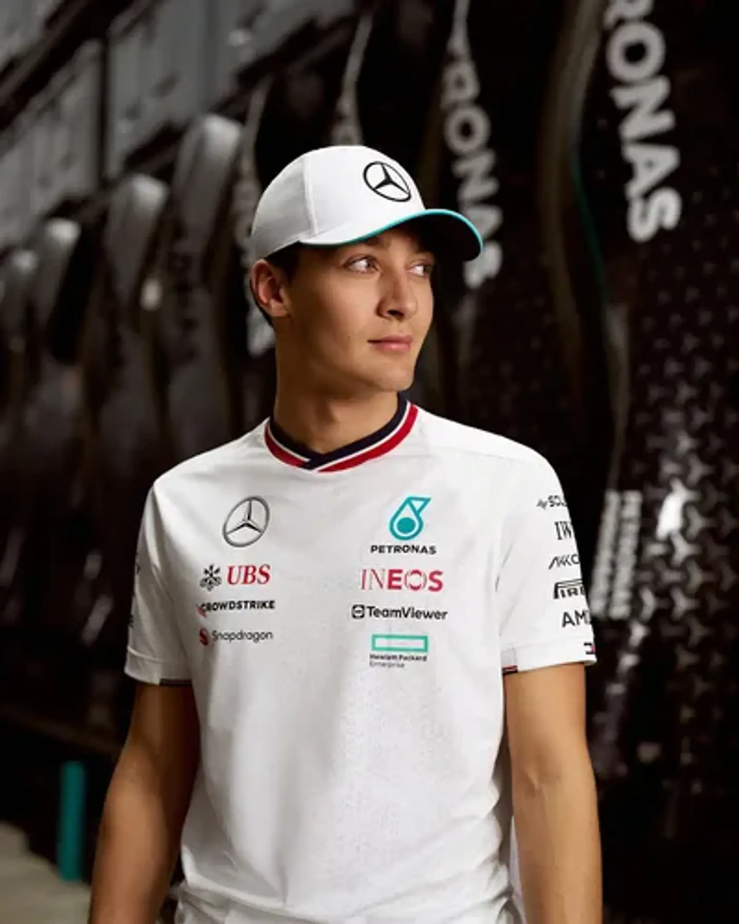 Jockey Mercedes Benz F1 Team Oficial Blanca 6