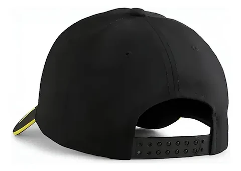 Jockey Escudería Ferrari F1 Curvo Gorro Negro Gorra