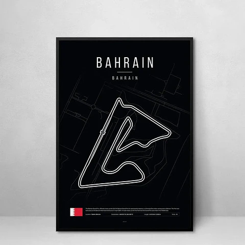 Cuadro Circuito De Bahréin F1 Pista