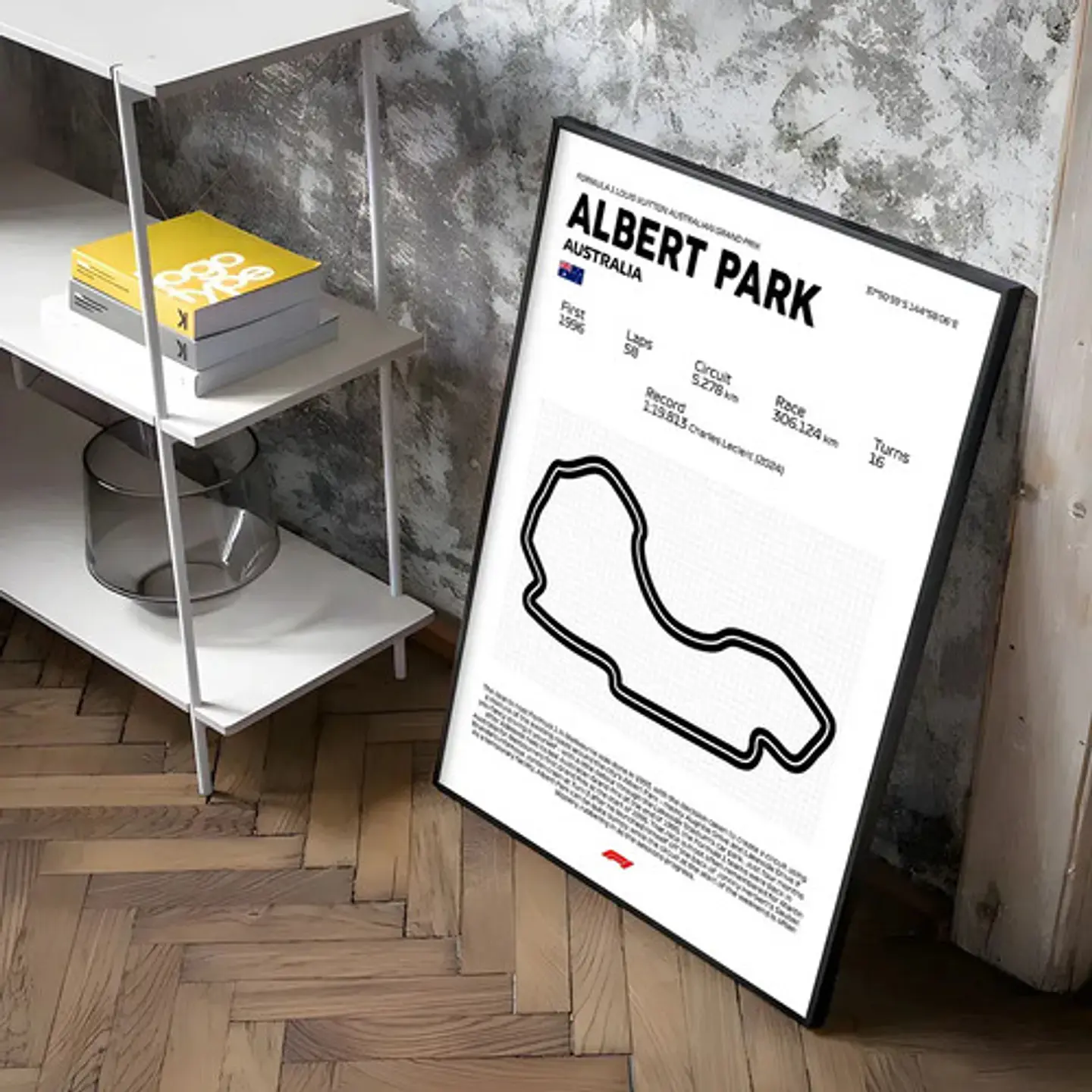 Cuadro F1 Circuito De Albert Park (australia) 3