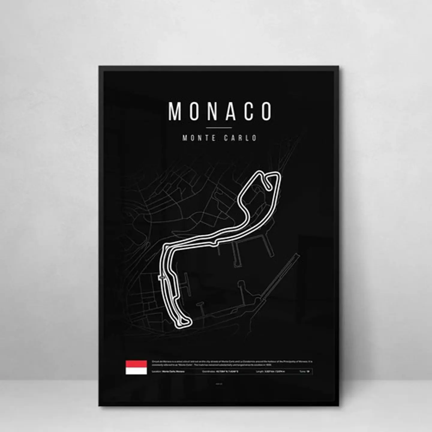 Cuadro Circuitos Monaco F1 1
