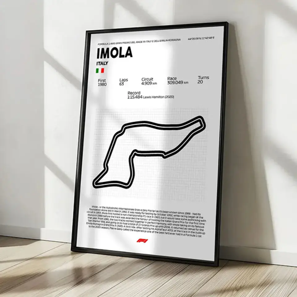 Cuadro F1  Imola (autodromo Enzo E Dino Ferrari) Motorsport 2