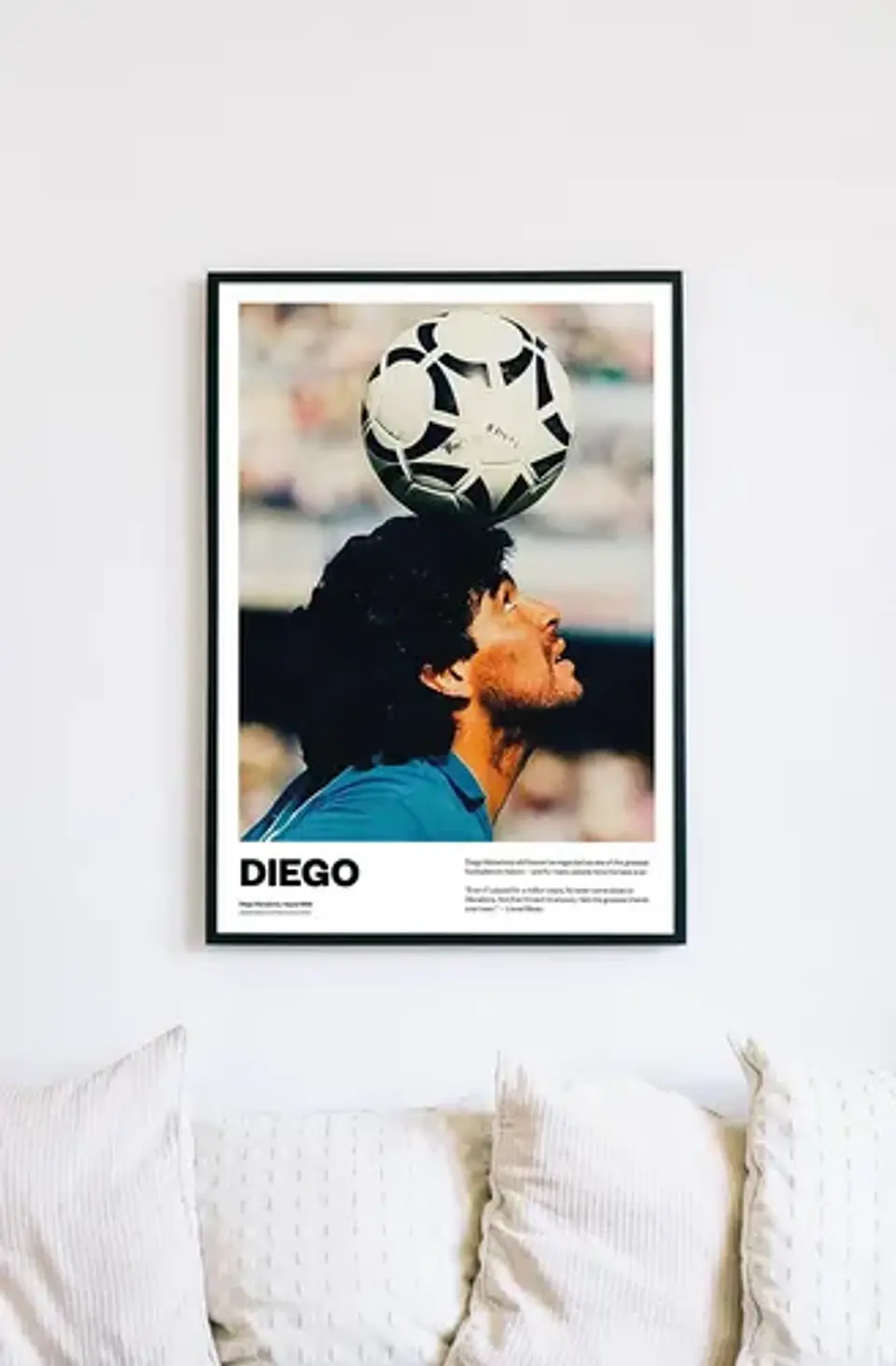 Cuadros De Diego Armando Maradona 10 Futbol El Diez  + Marco 6